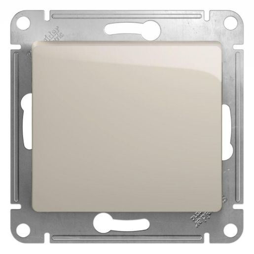 Изображение Выключатель 1-кл. СП Glossa 10А IP20 (сх. 1) 10AX механизм молочн. SE GSL000911