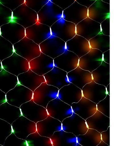 Изображение Гирлянда-сетка NTLD144C-M 1.5х1м 144LED разноцвет. IP20 соединяемая до 3мод. SHLights 4610003328672