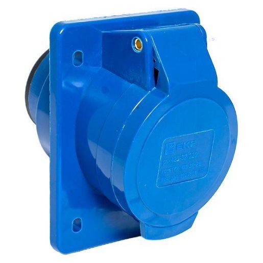 Изображение Розетка скрыт. уст. 32А 220В 2P+E IP44 (423) EKF ps-423-32-220