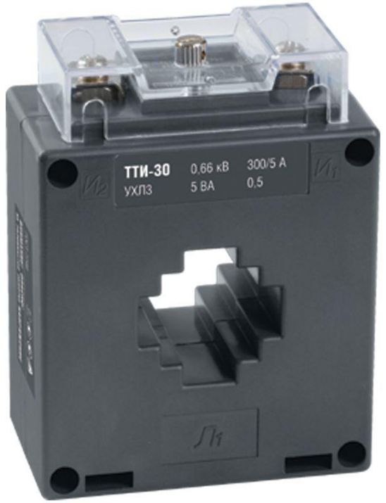Изображение Трансформатор тока ТТИ-30 300/5А кл. точн. 0.5S 5В.А IEK ITT20-3-05-0300