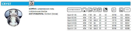 Изображение Светильник Cryst 51 0 23 Комтех CH918062