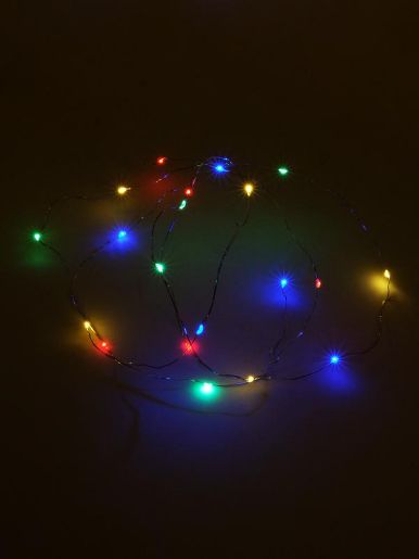 Изображение Гирлянда "Нить" LDM020M-BO 20RGB минидиодов 1.9м IP20 SHLights 4690601042125