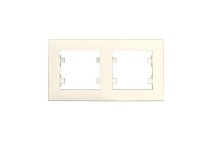Изображение Рамка 2-м Karea RIZZ крем Makel 88010702