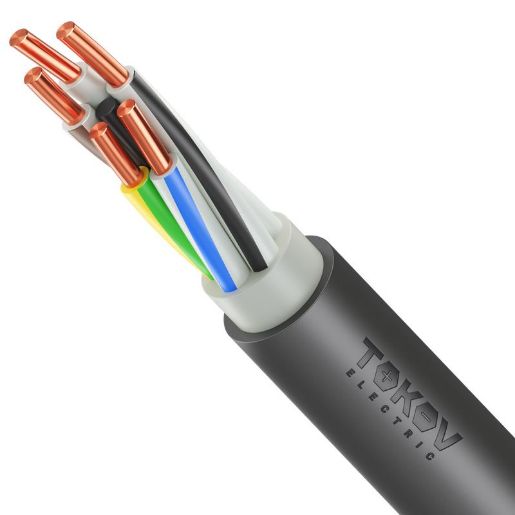 Изображение Кабель TOKOV ELECTRIC ВВГнг(А)-LS 5х16 ОК (N PE) 1кВ (м) УТ000029823