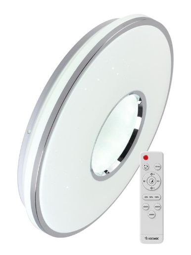 Изображение Светильник светодиодный PREMIUM ORION 75Вт 230В 3000-6500К 6000лм IP40 492х87мм настенно-потолочный управляемый с пультом ДУ КОСМОС KSOrio75W