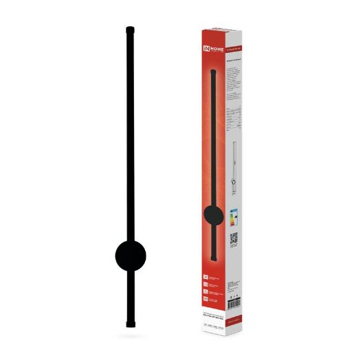 Изображение Светильник светодиодный ESTETIKA ART-80B-40BL 15Вт 4000К 1050лм 230В 800х60х98 черн. IN HOME 4690612054421