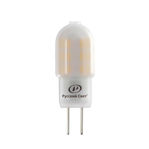 Изображение Лампа светодиодная RS C G4 2W 220-240V 2700К 2Вт 200лм Ra 90 capsule Русский Свет 15010845083
