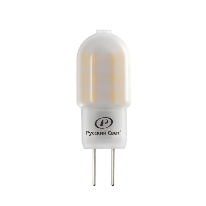 Изображение Лампа светодиодная RS C G4 2W 220-240V 2700К 2Вт 200лм Ra 90 capsule Русский Свет 15010845083