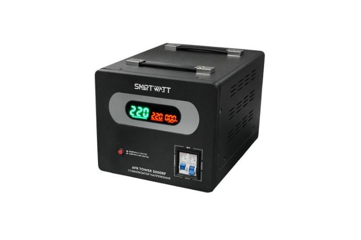Изображение Стабилизатор напряжения напольный SMARTWATT AVR TOWER 5000RF 4512020370005