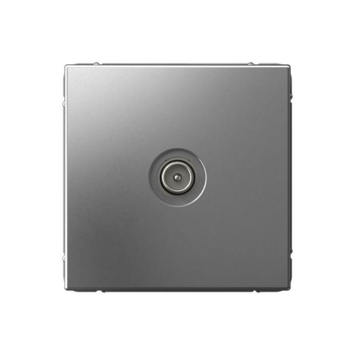 Изображение Розетка телевизионная оконечная TV ArtGallery 1дБ механизм сталь SE GAL000991