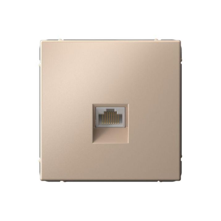 Изображение Розетка компьютерная ArtGallery RJ45 кат.6A механизм песочн. SE GAL001286