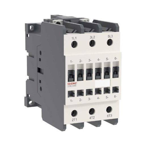 Изображение Контактор магнитный YON DSC065 65A 30кВт AC3 3P кат.220В AC YON DSC065-3C00A230
