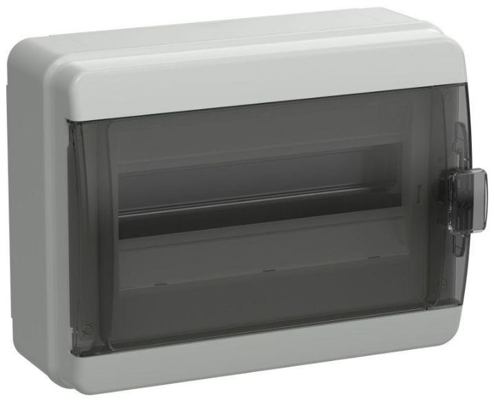 Изображение Корпус пластиковый КМПн-12 IP65 черн. прозр. дверь TEKFOR IEK TF5-KP72-N-12-65-K03-K02