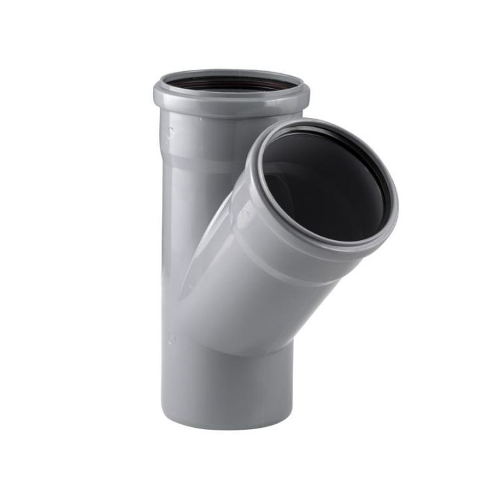 Изображение Тройник ВК ПП 110/110х45 сер. RTP 36575