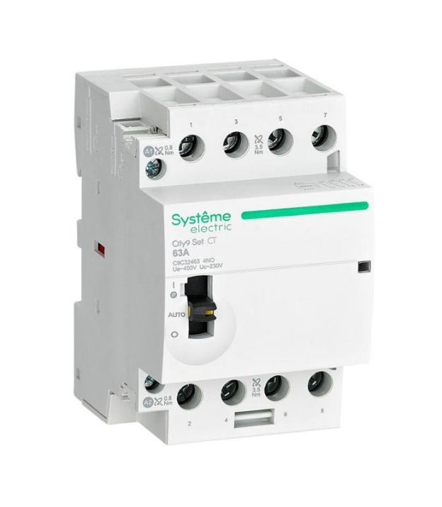 Изображение Контактор 4п City9 Set 4НО 63А AC 400В-230В SE C9C32463