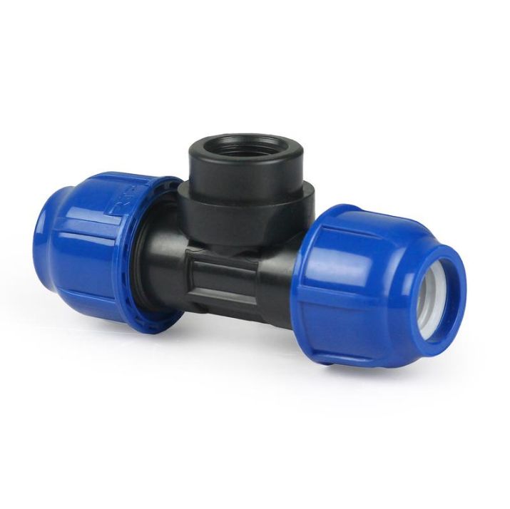 Изображение Тройник компрессионный внутр. резьба PN16 d25х3/4дюйм для ПЭ труб RTP 11606