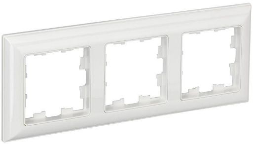 Изображение Рамка 3-м BRITE РУ-3-Бр бел./бел. IEK BR-M32-12-K01