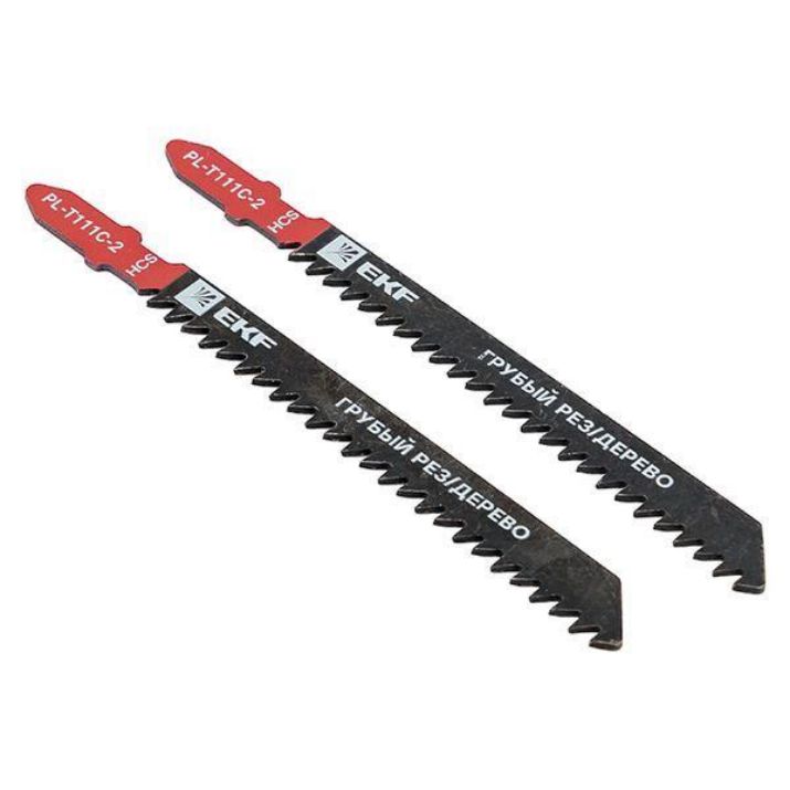 Изображение Пилка для электролобзика T111C (грубый рез по дереву)(HCS) (уп.2шт) Master EKF pl-t111c-2