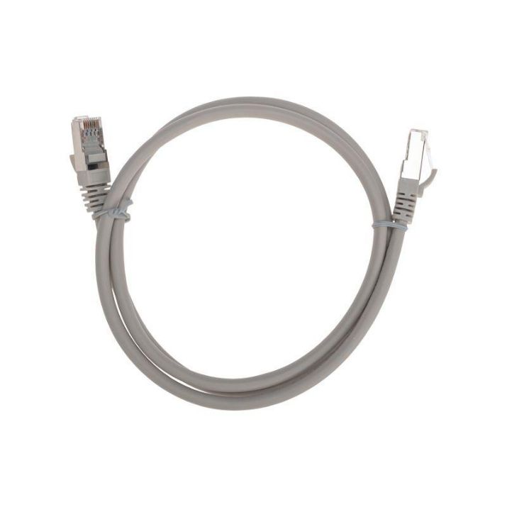 Изображение Патч-корд F/UTP кат.6 RJ45-RJ45 26AWG LSZH 1м сер. Rexant 02-0210-1