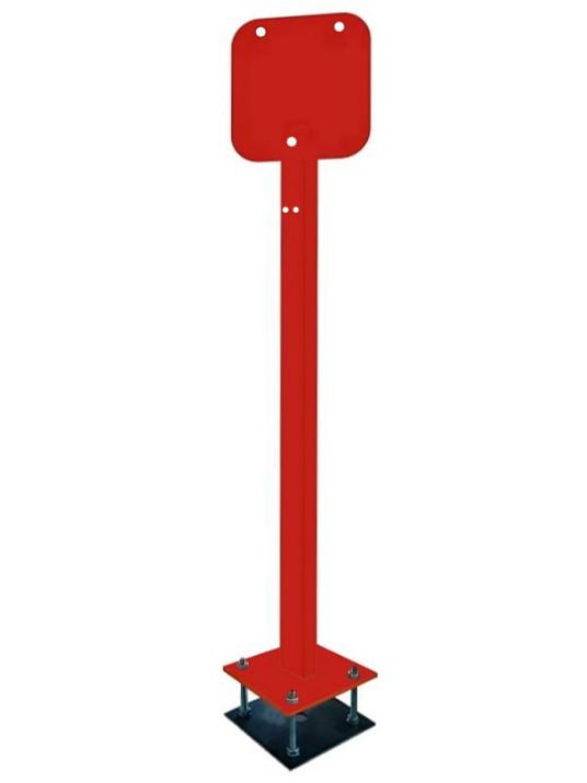Изображение Стойка пожарная СП-1 исп.01 под бетонирование опора оранж. Магнито-Контакт 313981
