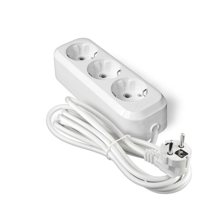 Изображение Удлинитель 3х5м с заземл. IP20 Е-303А ПВС 3х1.5 Universal 1723