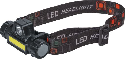 Изображение Фонарь аккумуляторный налобный 14 661 NPT-H25-ACCU 1CREE LED 5Вт + 1COB LED 3Вт аккум. Li-ion 1.2А.ч NAVIGATOR 14661