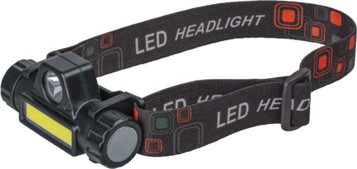 Изображение Фонарь аккумуляторный налобный 14 661 NPT-H25-ACCU 1CREE LED 5Вт + 1COB LED 3Вт аккум. Li-ion 1.2А.ч NAVIGATOR 14661