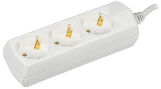 Изображение Удлинитель 3х3м с заземл. 10А IP20 У03 2P+PE 250В 3х1 GENERICA WYP10-10-03-03-Z-G