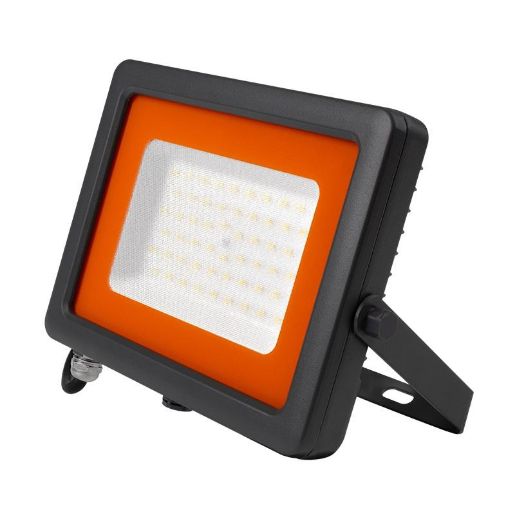 Изображение Прожектор светодиодный PFL-S2 50Вт 6500К IP65 220–240В ДО с клапаном закален. матов. стекло сер. Pro JazzWay 2853301D
