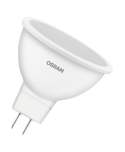 Изображение Лампа светодиодная LED Star MR16 50110 5W/830 230V GU5.3 5Вт матовая 3000К тепл. бел. GU5.3 MR16 400лм 220-240В пластик. (замена 50Вт) OSRAM 4058075480469