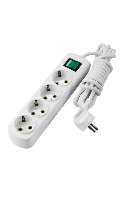 Изображение Удлинитель 4х3м с заземл. Letitia с выкл. LEZARD 721-0403-402