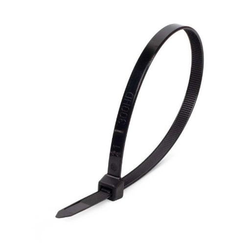 Изображение Хомут кабельный КСС 8х250 нейл. черн. (уп.100шт) Fortisflex 50282