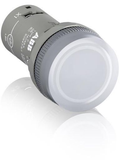 Изображение Лампа CL2-513C со встроен. светодиодом 110-130ВAC бел. ABB 1SFA619403R5138