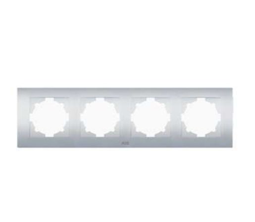 Изображение Рамка 4-м Cosmo алюм. ABB 612-011000-228