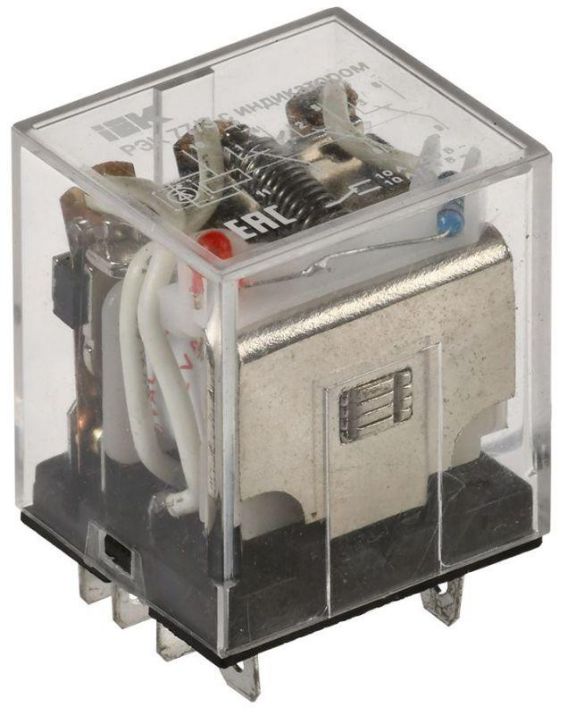 Изображение Реле РЭК 77-3(LY3) с инд. 10А 12В DC IEK RRP10-3-10-012D-LED