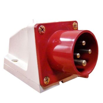 Изображение Вилка стационарная 514 16А 3P+PE 380В IP44 EKF ps-514-16-380