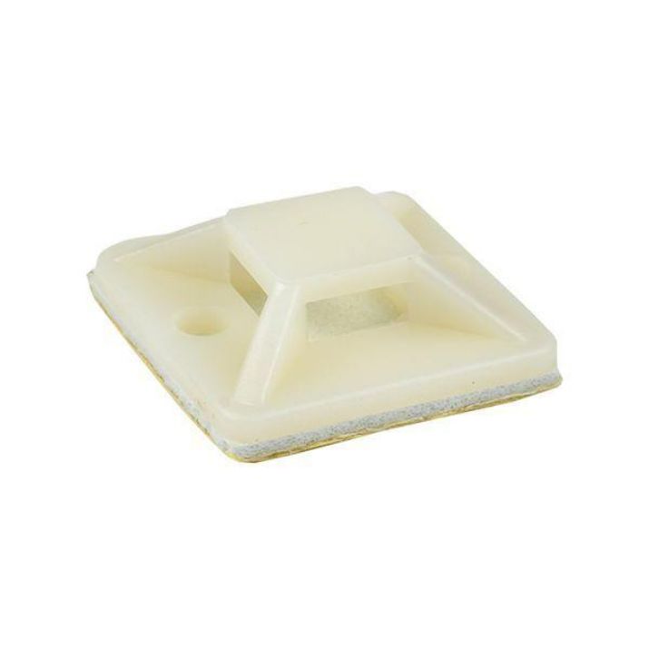 Изображение Площадка самоклеящаяся 25х25мм бел. (уп.100шт) EKF plc-25x25