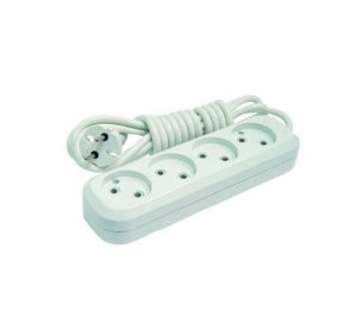 Изображение Удлинитель 4х3м без заземл. 10А IP20 Makel MGP143