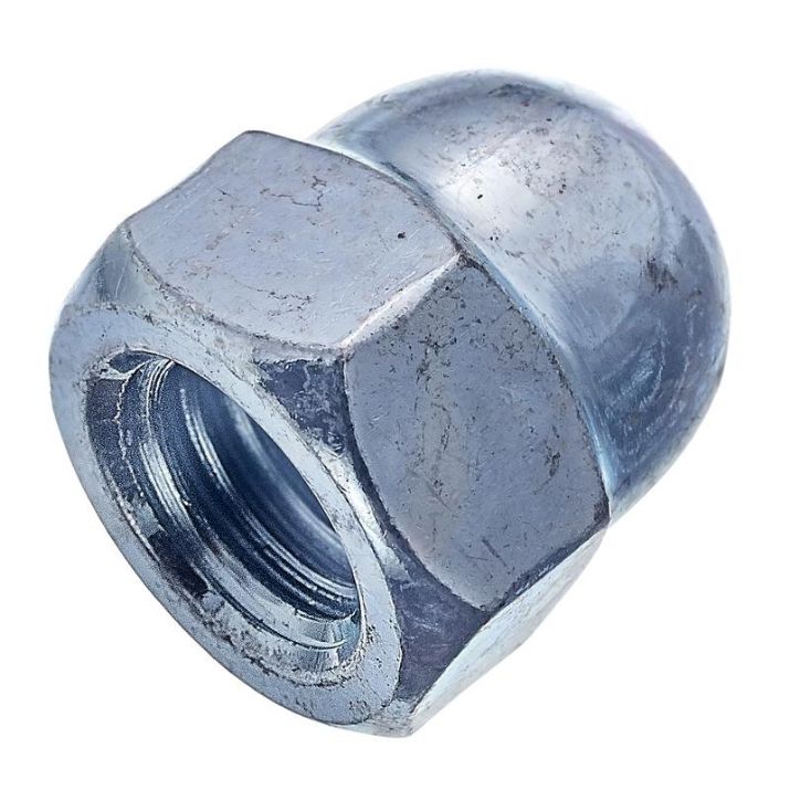 Изображение Гайка колпачковая М 12 DIN 1587 цинк (уп.2шт) европодвес СТРОЙМЕТИЗ 3150071