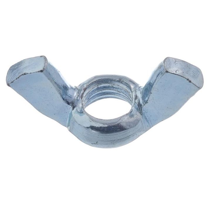 Изображение Гайка-барашек М 8 DIN 315 цинк (уп.2шт) европодвес СТРОЙМЕТИЗ 3140051