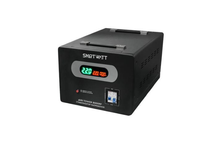 Изображение Стабилизатор напряжения напольный SMARTWATT AVR TOWER 8000RF 4512020370009