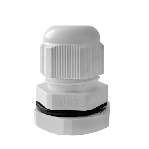 Изображение Ввод кабельный (сальник) PG-7 IP68 сер. TOKOV ELECTRIC TKE-PG-7-G