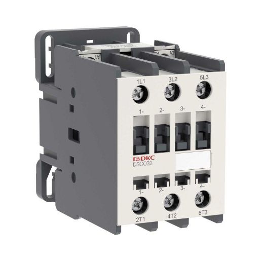 Изображение Контактор магнитный YON DSC032 32A 15кВт AC3 3P кат.220В AC YON DSC032-3C00A230