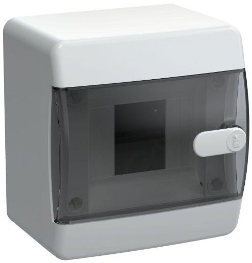 Изображение Корпус пластиковый ЩРН-П-4 IP41 черн. прозр. дверь UNION Compact IEK UIC-KP12-N-04-41-K01