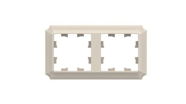 Изображение Рамка 2-пост. AtlasDesign Antique универс. беж. SE ATN100202