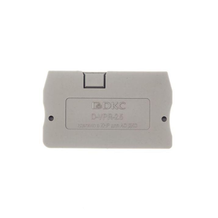 Изображение Изолятор торцевой для клемм VPR-2.5 DKC D-VPR-2.5