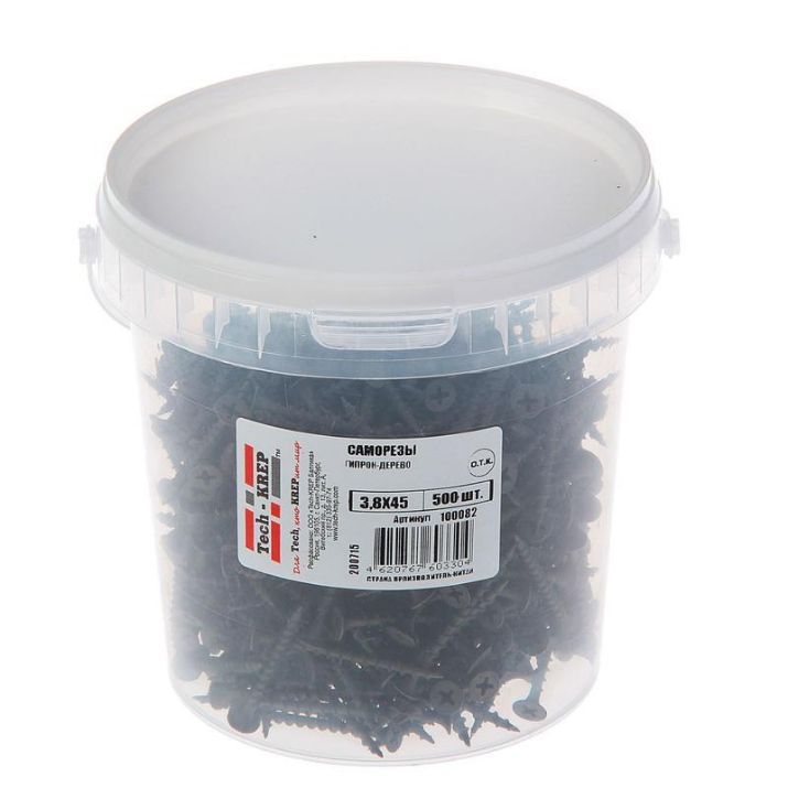 Изображение Саморез ШСГД 3.8х45 (уп.500шт) Tech-Krep/Zitar 100082