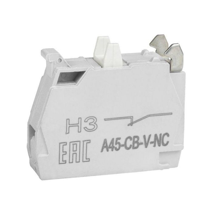 Изображение Блок контактный OptiSignal D22 A45-CB-V-NC 1НЗ винтовой зажим ZBE102 КЭАЗ 332201