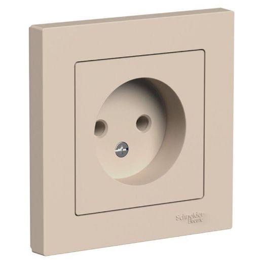 Изображение Розетка AtlasDesign 16А без заземл. в сборе песочн. SE ATN001240