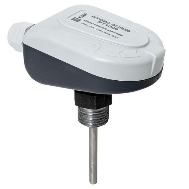 Изображение Датчик температуры ввинчиваемый 50мм EKF RTD20-SCR50-PT1000